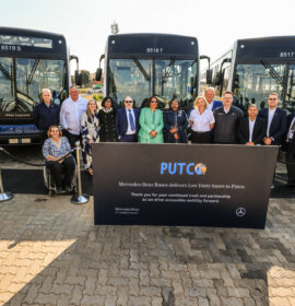 Mercedes-Benz Buses Hands Over Six Low Entry Buses to Putco