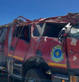 One injured in a tragic accident involving a fire truck, Rustenburg