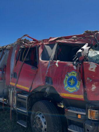 One injured in a tragic accident involving a fire truck, Rustenburg